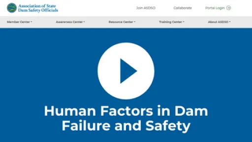 Human Factors in Dam Failure