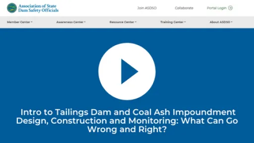 Intro to Tailings Dam and Coal Ash Impoundment Design