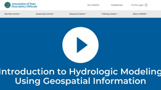 Introduction to Hydrologic Modeling Using Geospatial Information