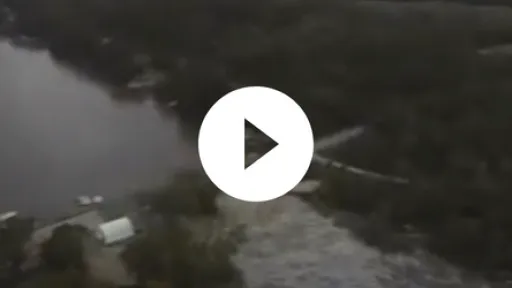 Video - Aerial footage of Lake Delhi