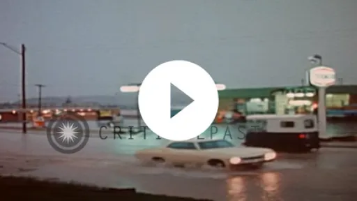 Video - Footage of flooding taking place in town