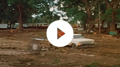 Video - Footage of wreckage and damage done to trailer homes