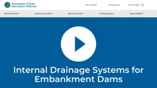 Video - Internal Drainage Systems for Embankment Dams