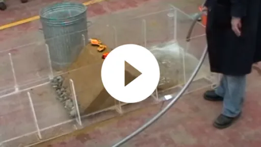Video - Model Dam Downstream Slope Failure