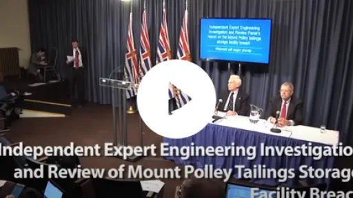 Video - Mount Polley Findings