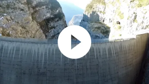 Video - The Vajont Dam &ndash; Drone View