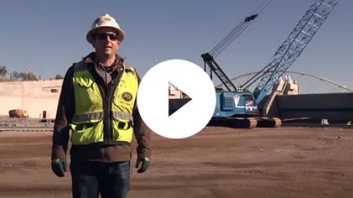 Video - dam replacement project at Tempe
