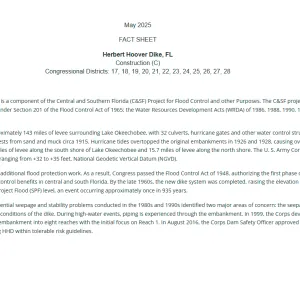 Fact Sheet Herbert Hoover Dike