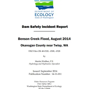 Benson Creek Flood, August 2014