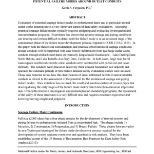 OR_SeepageConditionsArounfOutletConduits