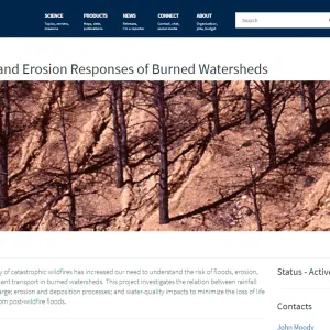 Hydrologic-and-Erosion-Responses-of-Burned-Watersheds_USGS Website