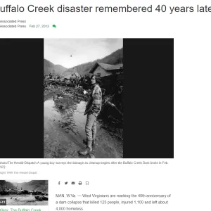 OR_Buffalo Creek disaster remembered AP