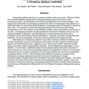 OR_Overtopping Protection for Dams