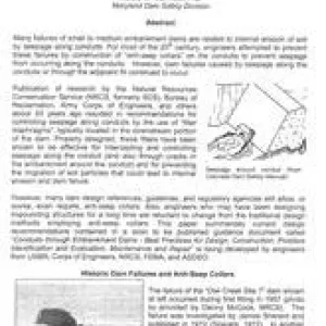 OR_Piping, Seepages, Conduits, Dam Failures