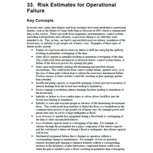 OR_Risk Estimates for Operational Failure