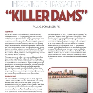 OR_Saving Lives While Improving Fish Passage At Killer Dams