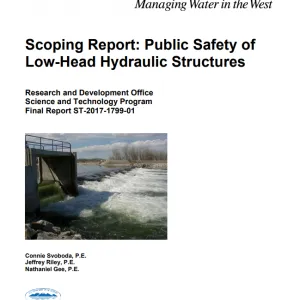 OR_Scoping Report Public Safety of Low Head Hydraulic Structures