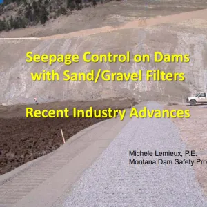 OR_Seepage Control on Dams with Sand