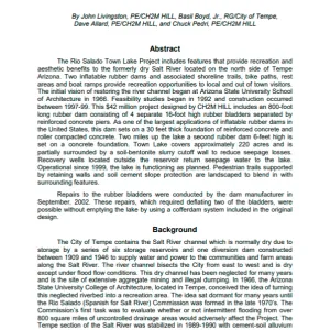 TEMPE-TOWN-LAKE-PROJECT-RUBBER-DAM-DESIGN-CONSTRUCTION-OPERATION-REPAIR