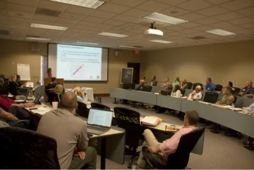 USACE staff conducts dam safety emergency exercise.
