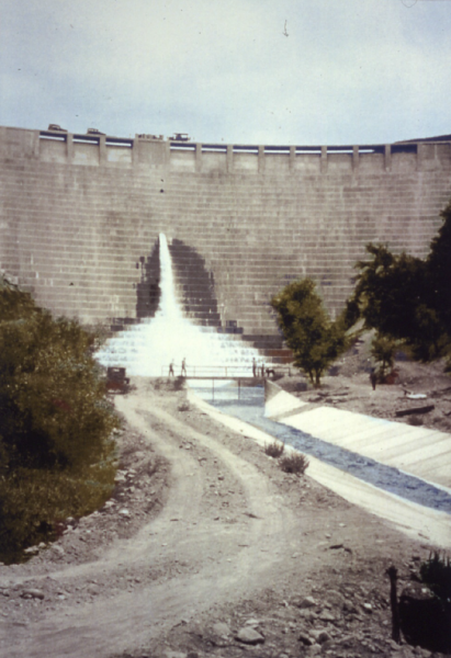 Photo 1925 Los Angeles CA "Saint Francis Dam Project" 